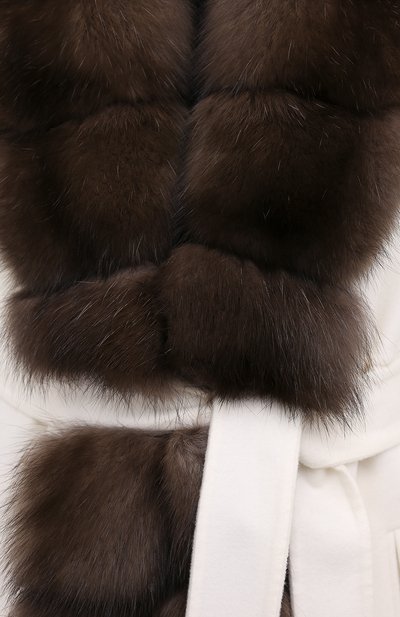 Пальто из шерсти и кашемира MANZONI24, арт. 20M498-DB3Z/38-46, фото 5