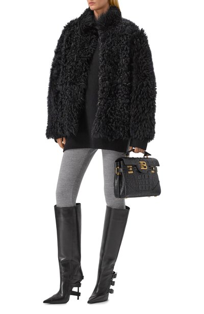 Легинсы из шерсти и хлопка BALMAIN, арт. FF00C014/JL17, фото 2