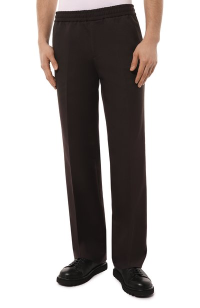 Брюки GOLDEN GOOSE DELUXE BRAND темно-коричневого цвета по цене 58900 руб., арт. GMP01150/P00069490110, фото 3 Брюки GOLDEN GOOSE DELUXE BRAND, арт. GMP01150/P00069490110, фото 3