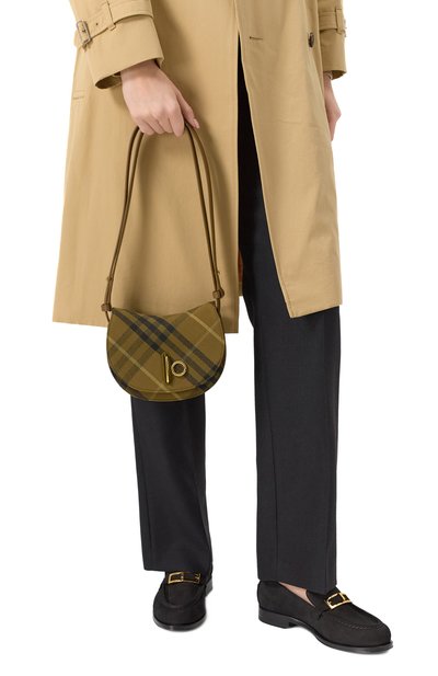Сумка rocking horse mini BURBERRY хаки цвета по цене 239500 руб., арт. 8099647, фото 2 Сумка rocking horse mini BURBERRY, арт. 8099647, фото 2