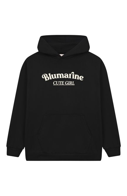 Хлопковое худи BLUMARINE, арт. BFFE0050/FF007/14-16A