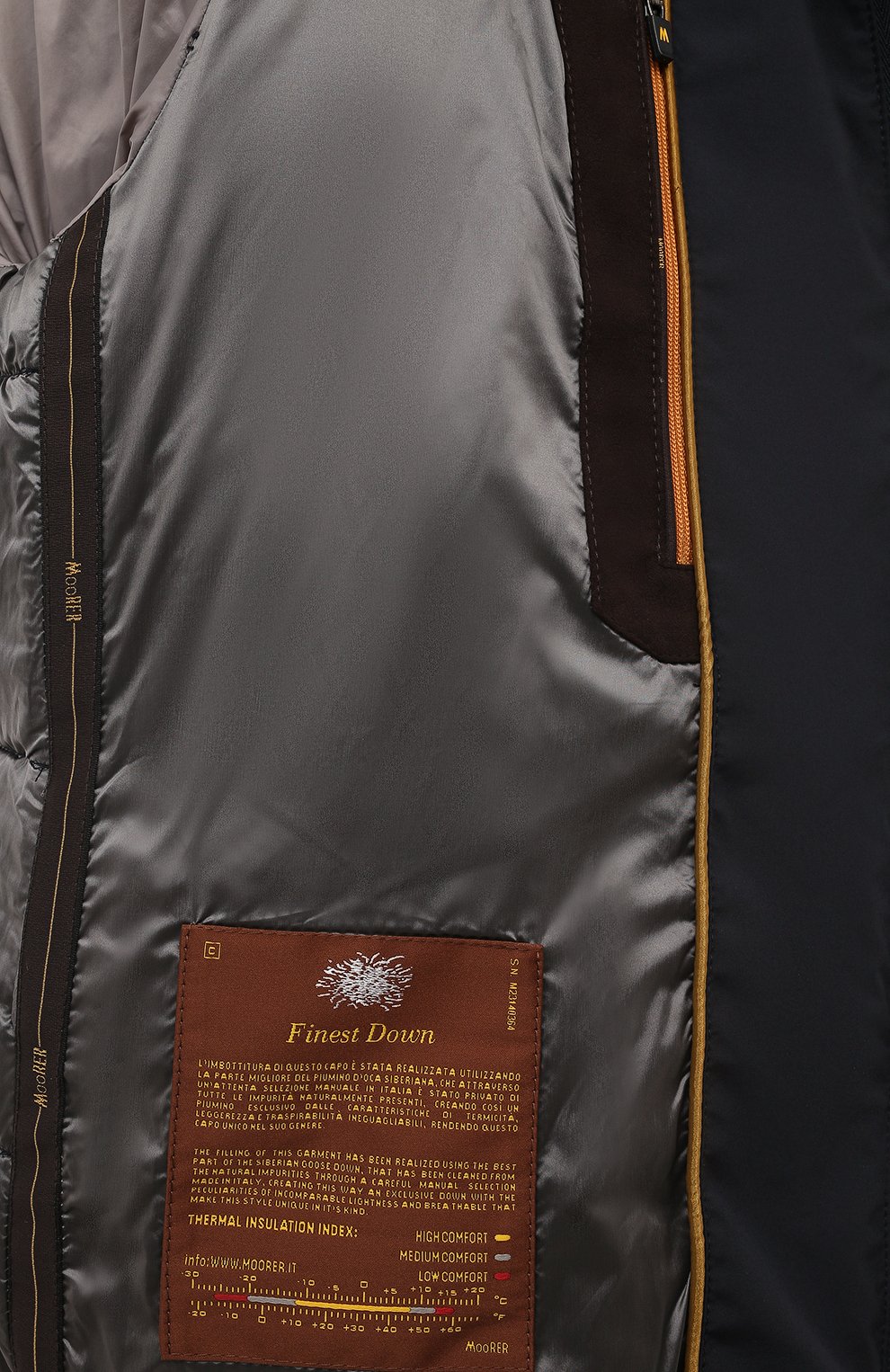 Пуховый бомбер wright-vt с отделкой из вельвета MOORER, арт. GIRW-VT_SET, фото 6