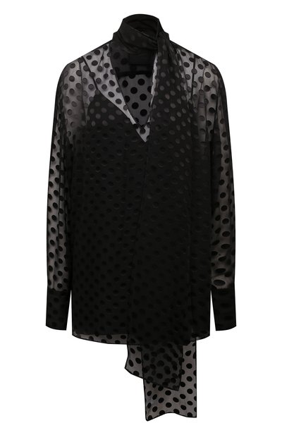 Женская блузка из шелка и вискозы GIVENCHY, арт. BW61B3/15NV