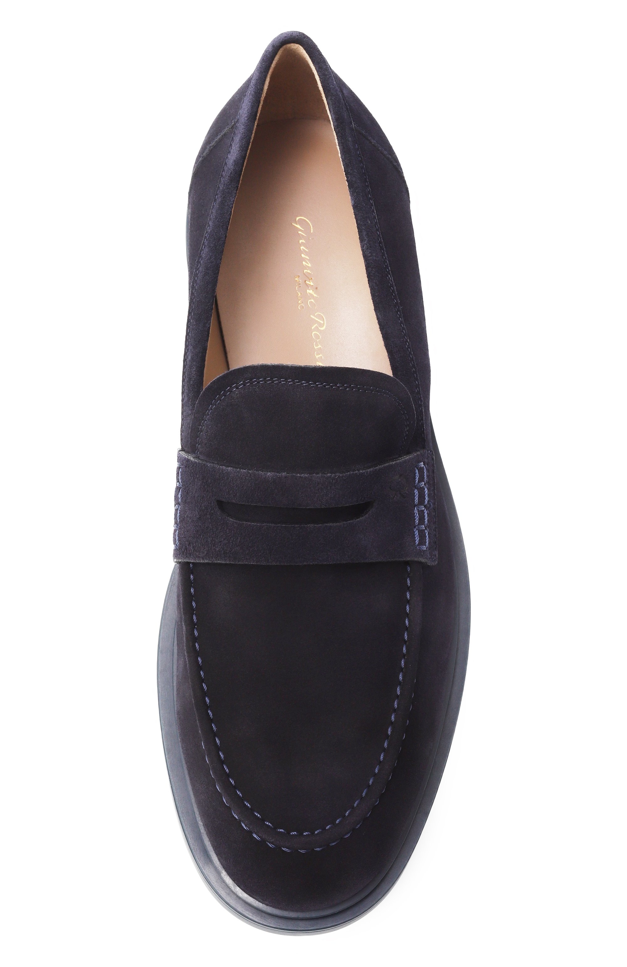 Замшевые пенни-лоферы harris GIANVITO ROSSI, арт. U25210.20G0M.SUEDENI, фото 6