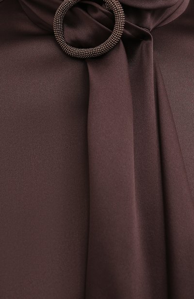 Атласная блузка BRUNELLO CUCINELLI, арт. M0C59D0814, фото 5