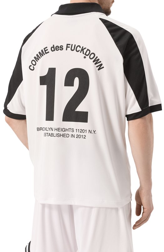 Футболка Comme des Fuckdown CFABM01565 Белый  CFABM01565 Фото 4
