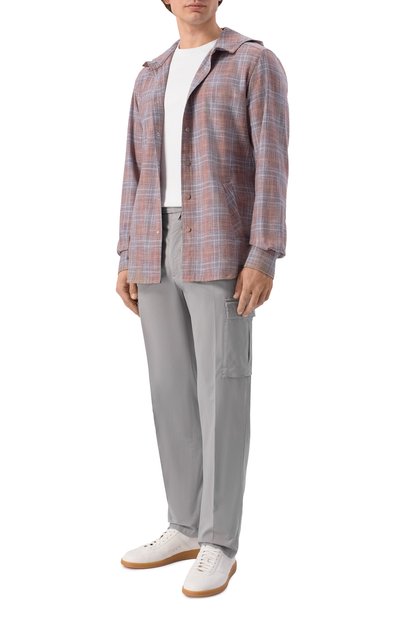 Рубашка из шерсти и шелка KITON, арт. UMCMARK0628G, фото 2