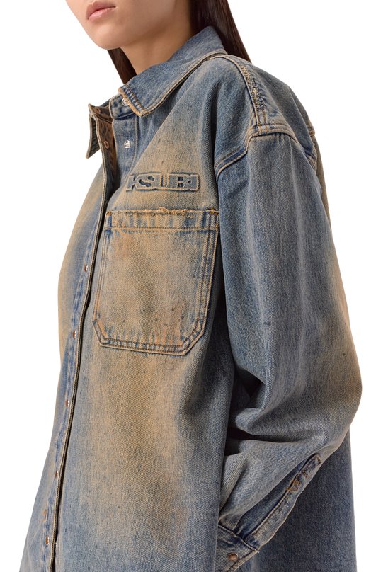Джинсовая рубашка Ksubi WFA25SH006 Синий  WFA25SH006 Фото 5