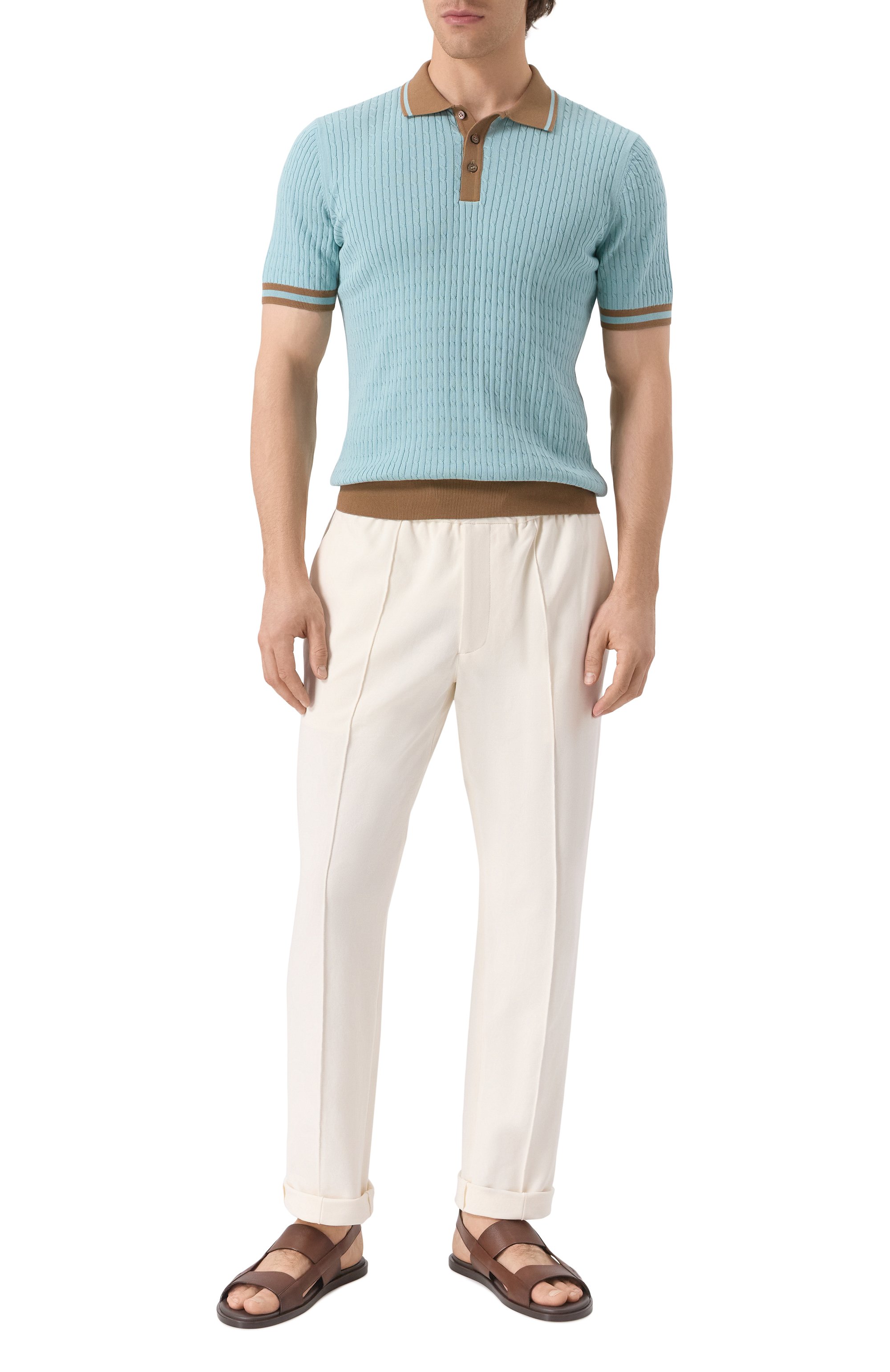 Хлопковое поло GRAN SASSO, арт. 57113/20625, фото 2