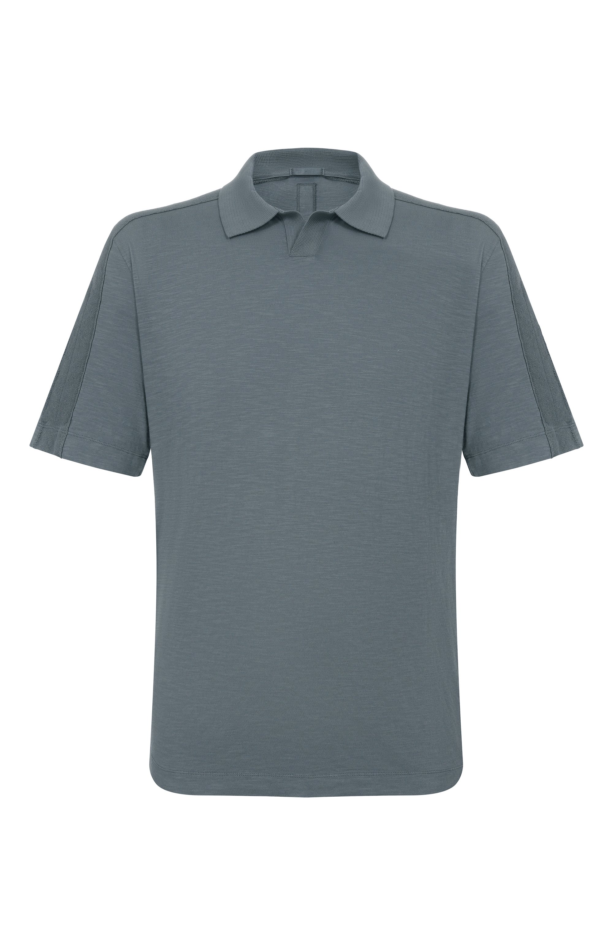 Поло из хлопка и льна TRANSIT, арт. CFUTRC5401, фото 1