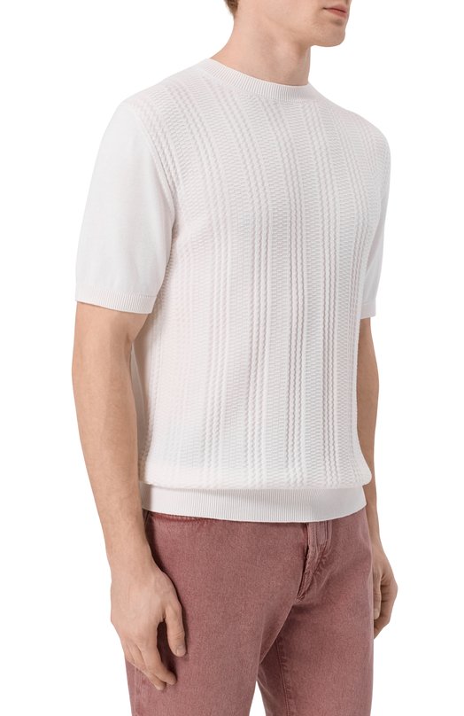 Джемпер Canali C1176/MK02463 Белый  C1176/MK02463 Фото 3