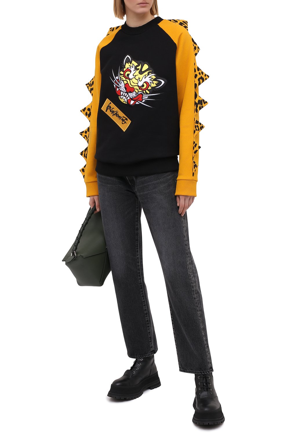 Хлопковый свитшот KENZO, арт. FB55SW3624MH, фото 2