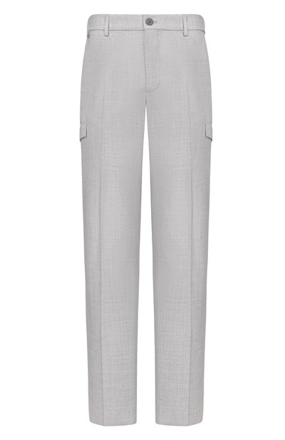 Мужские брюки-карго из шерсти и шелка STEFANO RICCI, арт. M1T6100142/WK002U