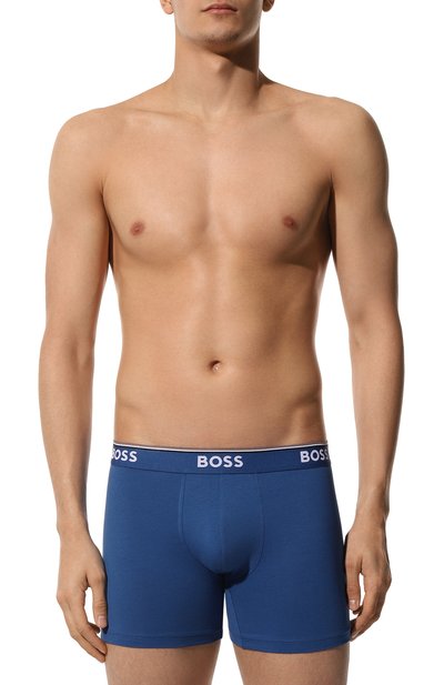 Комплект из трех боксеров BOSS разноцветного цвета по цене 6425 руб., арт. 50475282, фото 4 Комплект из трех боксеров BOSS, арт. 50475282, фото 4