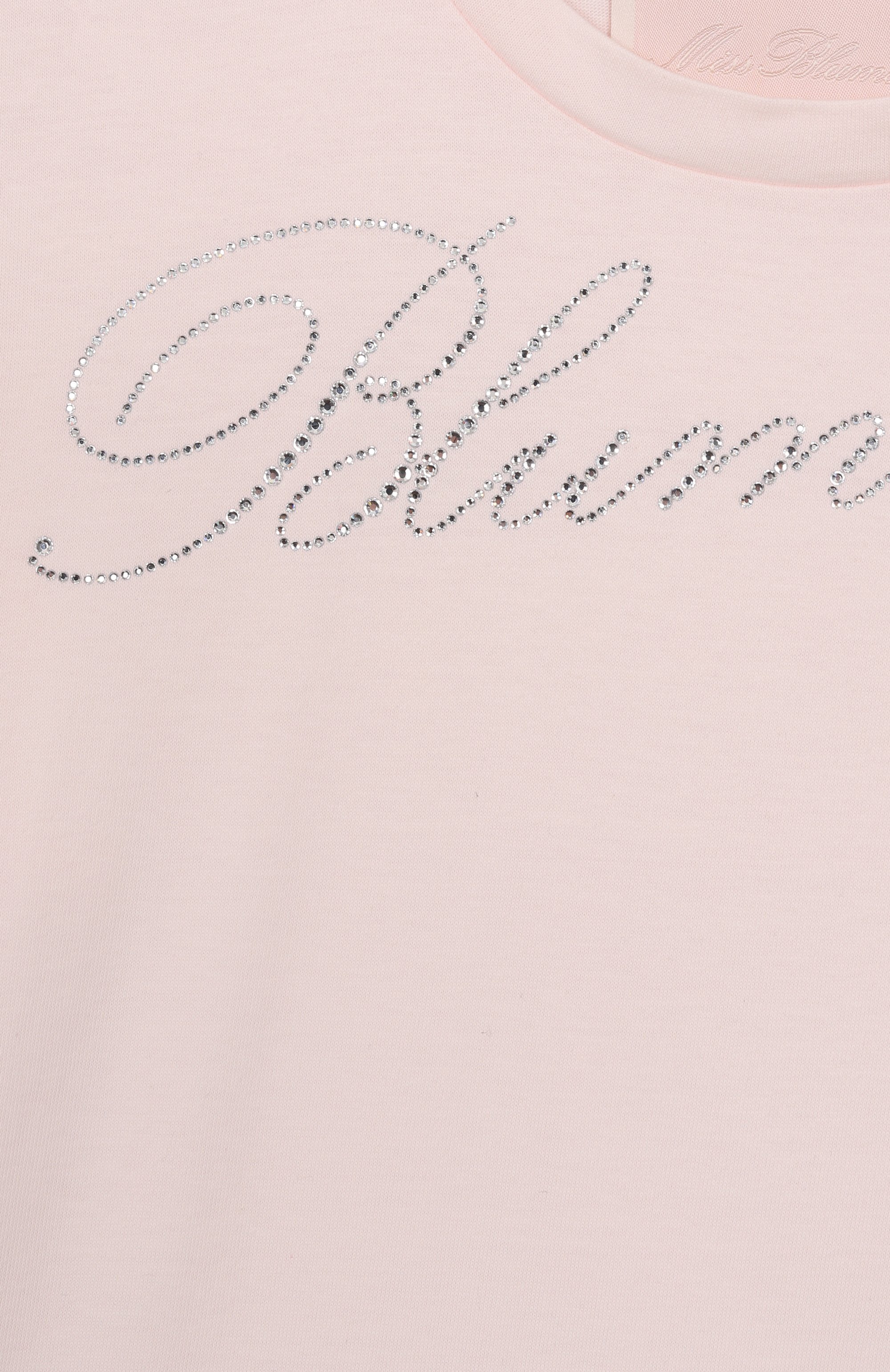 Хлопковая футболка BLUMARINE, арт. BFTS008.0.JF056/6A-12A, фото 3