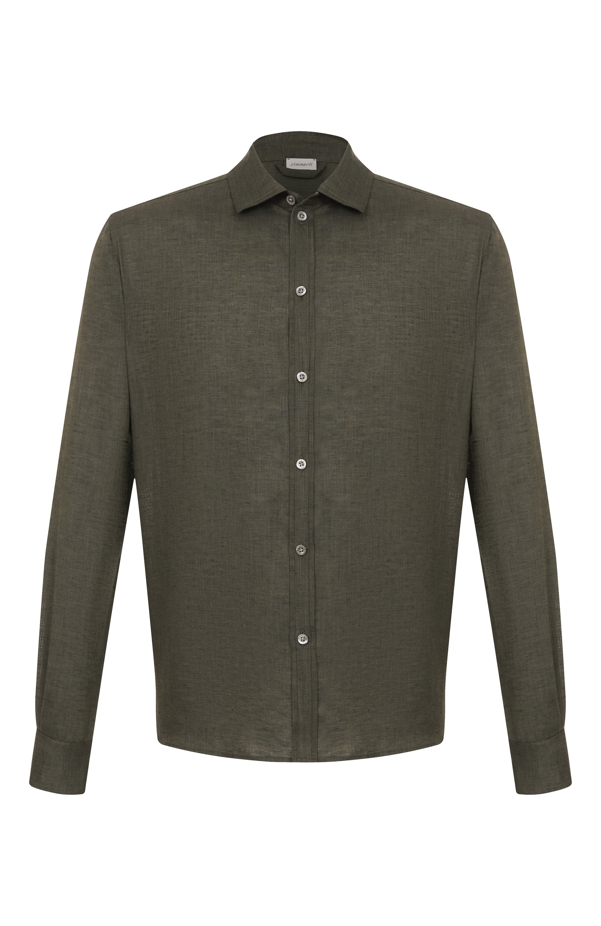 Рубашка изо льна и хлопка ZIMMERLI, арт. 23202, фото 1