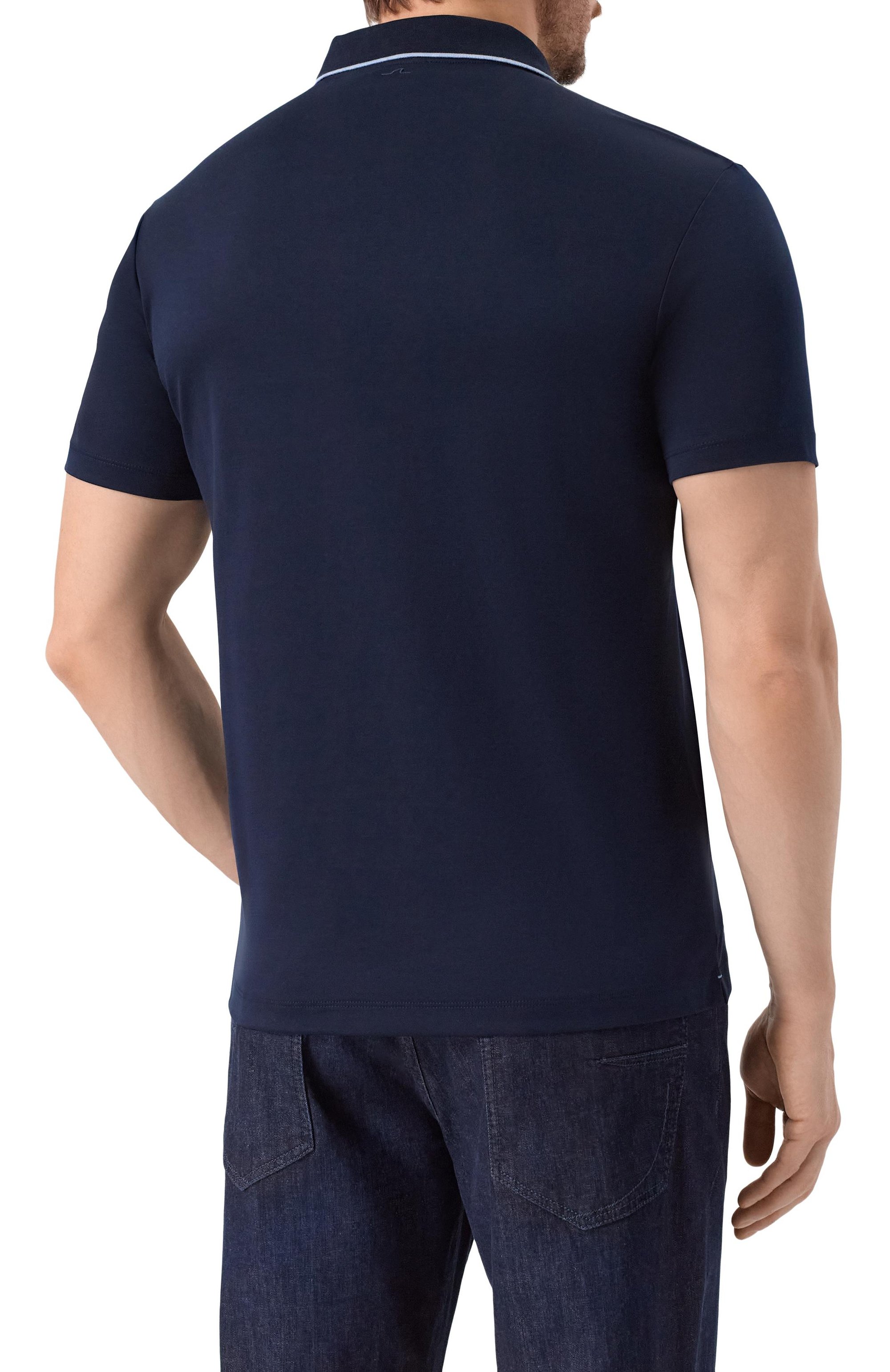 Хлопковое поло PAUL&SHARK, арт. 26411214_001, фото 4