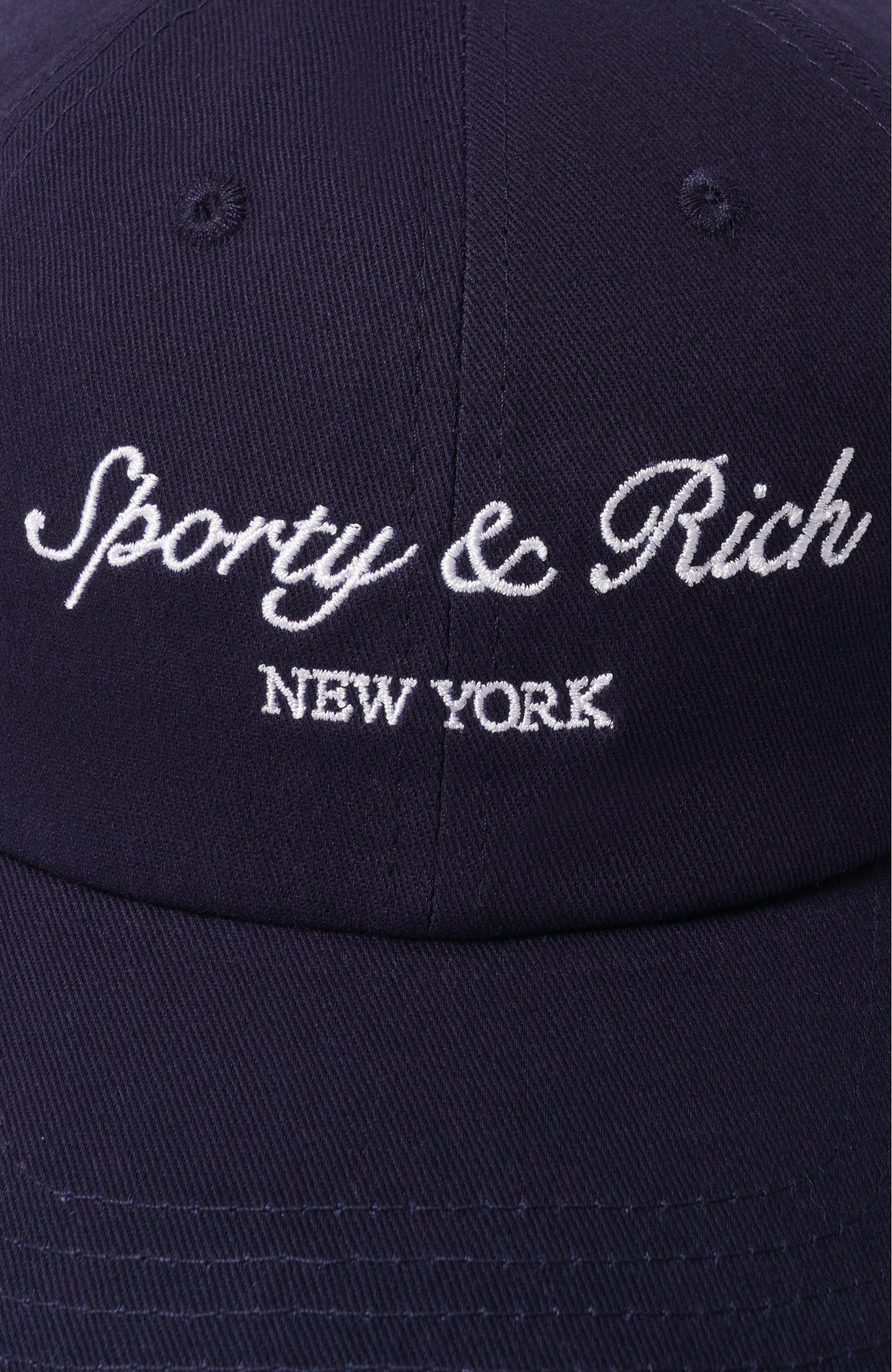 Хлопковая бейсболка SPORTY AND RICH, арт. AC10175300BL106, фото 3