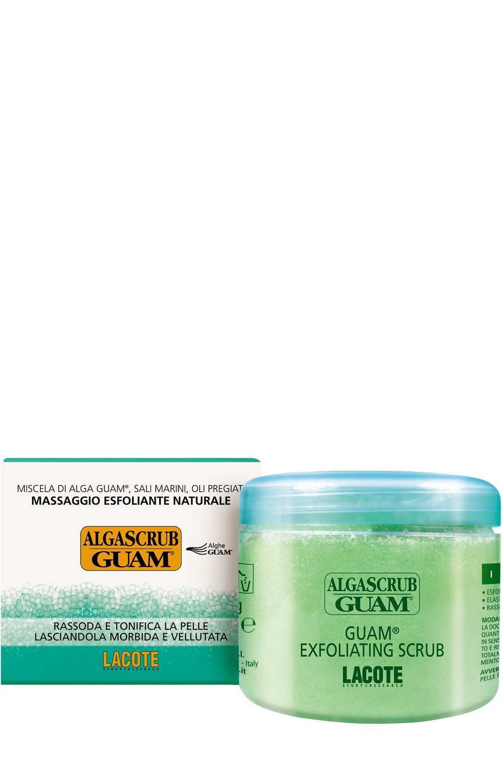 Скраб для тела увлажняющий algascrub (700g) GUAM бесцветного цвета по цене 7100 руб., арт. 8025021820170, фото 1 Скраб для тела увлажняющий algascrub (700g) GUAM, арт. 8025021820170, фото 1