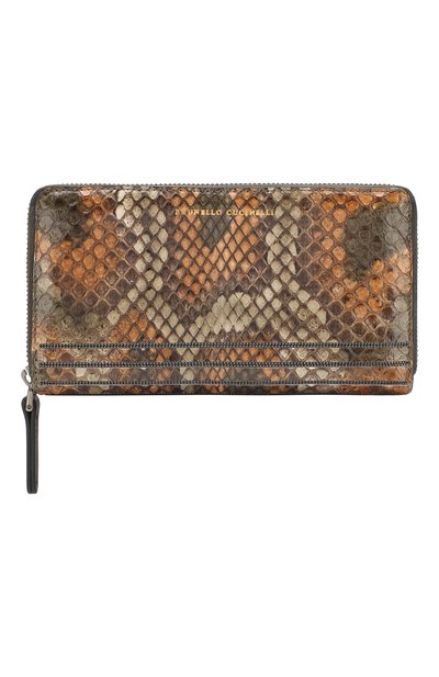 Кошелек из кожи питона BRUNELLO CUCINELLI, арт. MWPXD1354P/PBIV, фото 1