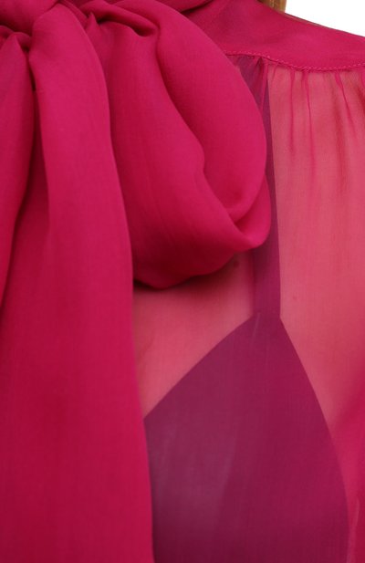 Шелковая блузка SAINT LAURENT, арт. 642371/Y065W, фото 5