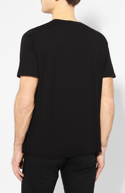 Хлопковая футболка SAINT LAURENT, арт. 603286/YBPQ2, фото 4