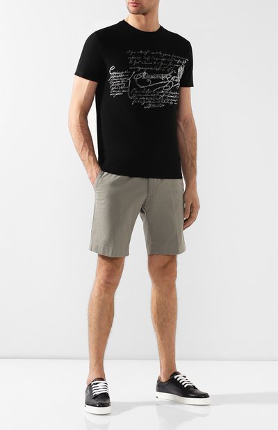 Футболка из смеси хлопка и вискозы BERLUTI, арт. R15JRS30-004, фото 2