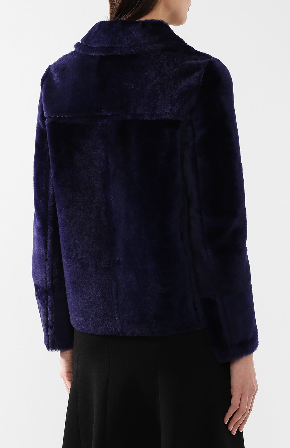 Шуба из овчины YVES SALOMON, арт. 9EYV60765MERL, фото 4