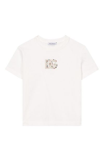 Хлопковая футболка DOLCE & GABBANA, арт. L5JTQU/G7P0K