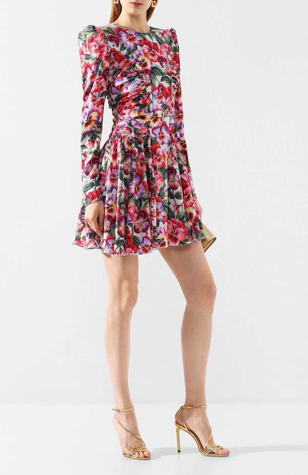 Шелковое платье DOLCE & GABBANA, арт. F6I0TT/FSAZX, фото 2