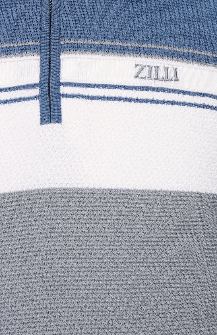 Поло из хлопка и шелка ZILLI, арт. KZP002M0142VTHL00, фото 1