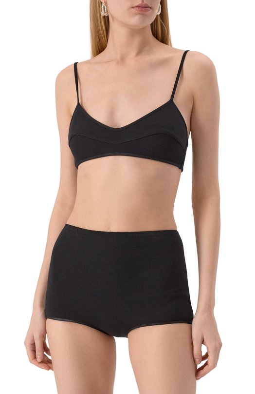 Топ из вискозы Giambattista Valli 25SSSVCM0MT1/16VIP Чёрный  25SSSVCM0MT1/16VIP Фото 3