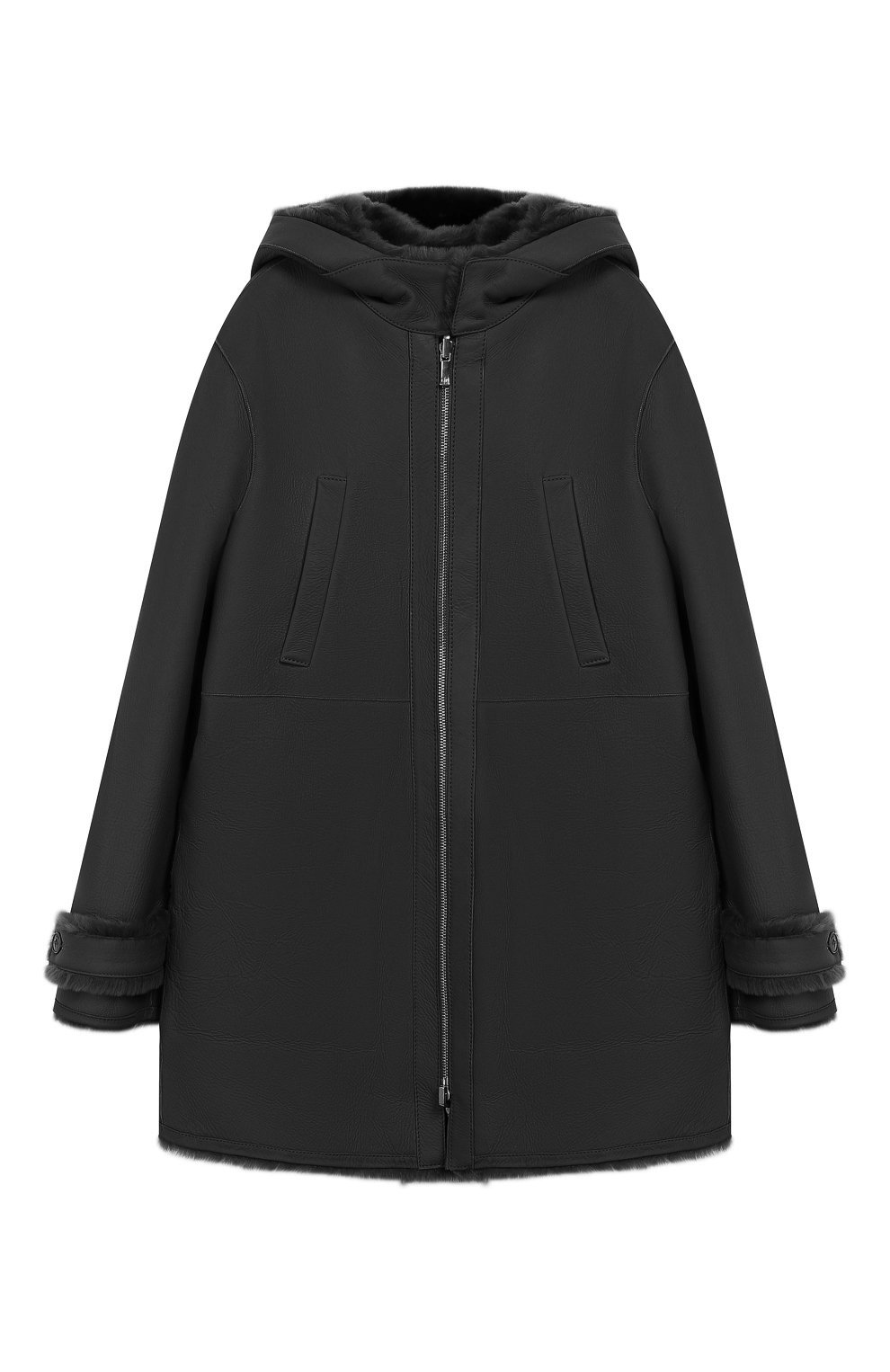 Двусторонняя дубленка с капюшоном LORO PIANA, арт. FAI4119, фото 1