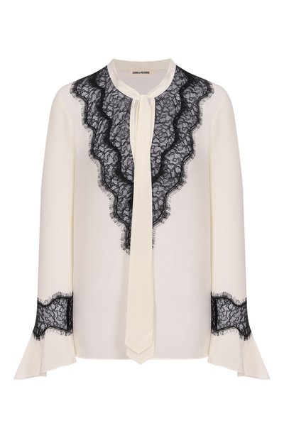 Женская шелковая блузка ZADIG AND VOLTAIRE, арт. WWSH02236