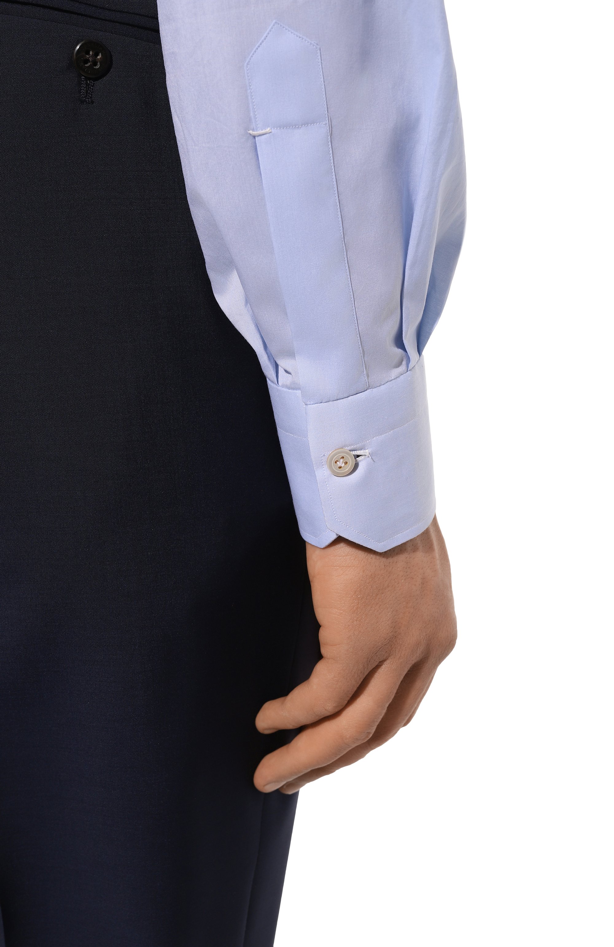 Хлопковая сорочка KITON, арт. UCIH06145, фото 6