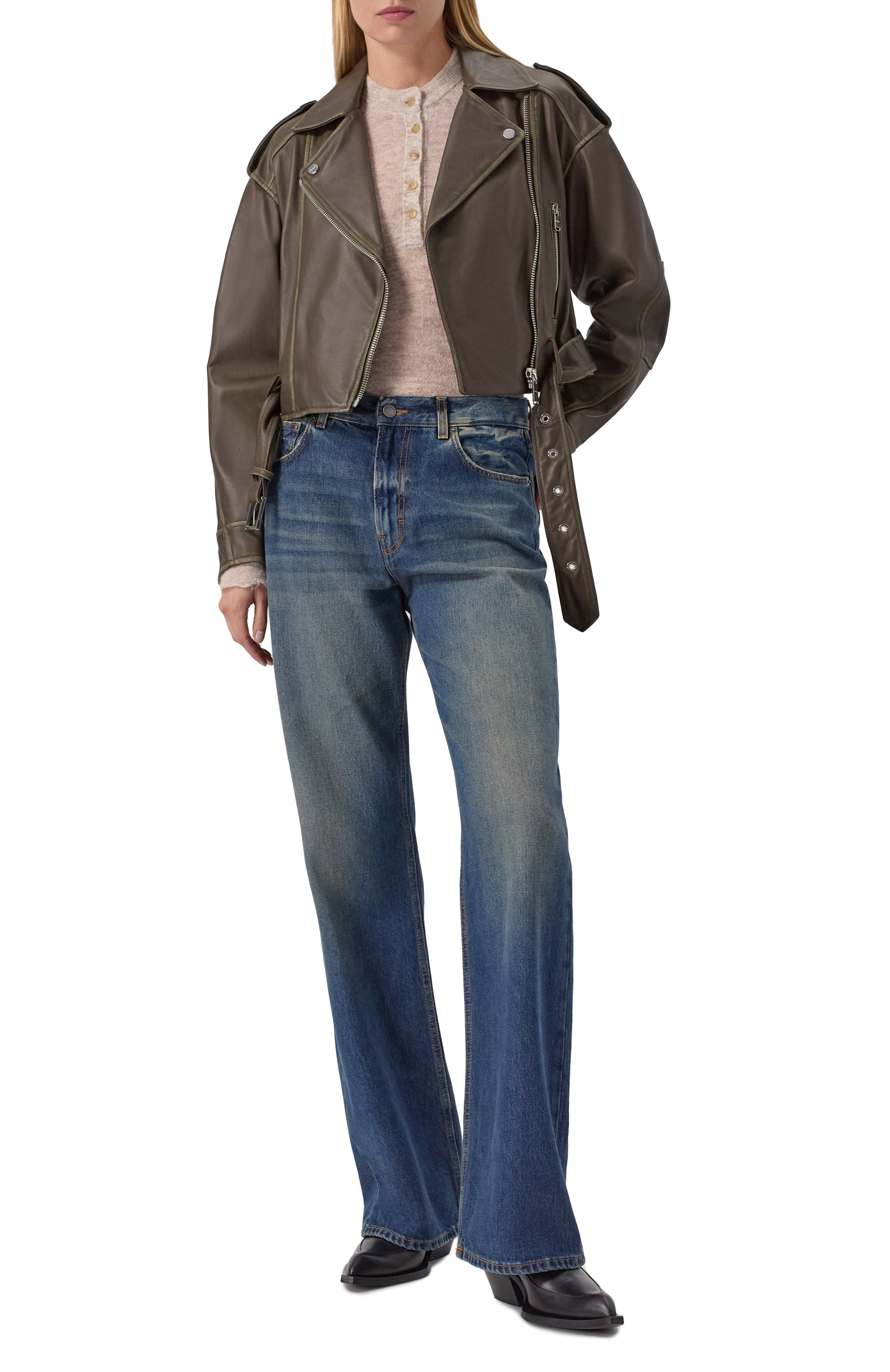 Джинсы HAIKURE синего цвета по цене 29950 руб., арт. HEW03185DF180L0771, фото 2 Джинсы HAIKURE, арт. HEW03185DF180L0771, фото 2