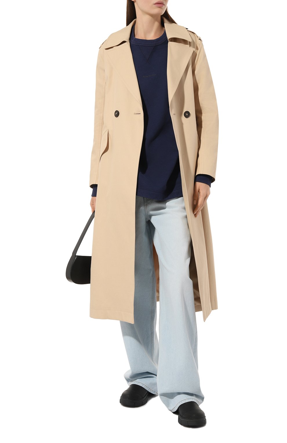 Хлопковый свитшот ACNE STUDIOS, арт. FN-MN-SWEA000260INDIG0 BLUE, фото 2