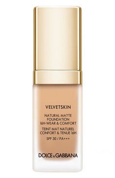 Матирующее тональное средство-флюид velvetskin, оттенок sand 220 (30ml) DOLCE & GABBANA  цвета, арт. 3423222041540 | Фото 1 (SPF фильтр: Средний (25-30); Региональные ограничения белый список (Axapta Mercury): Не проставлено; Финишное покрытие: Матовый; Нос: Не проставлено)