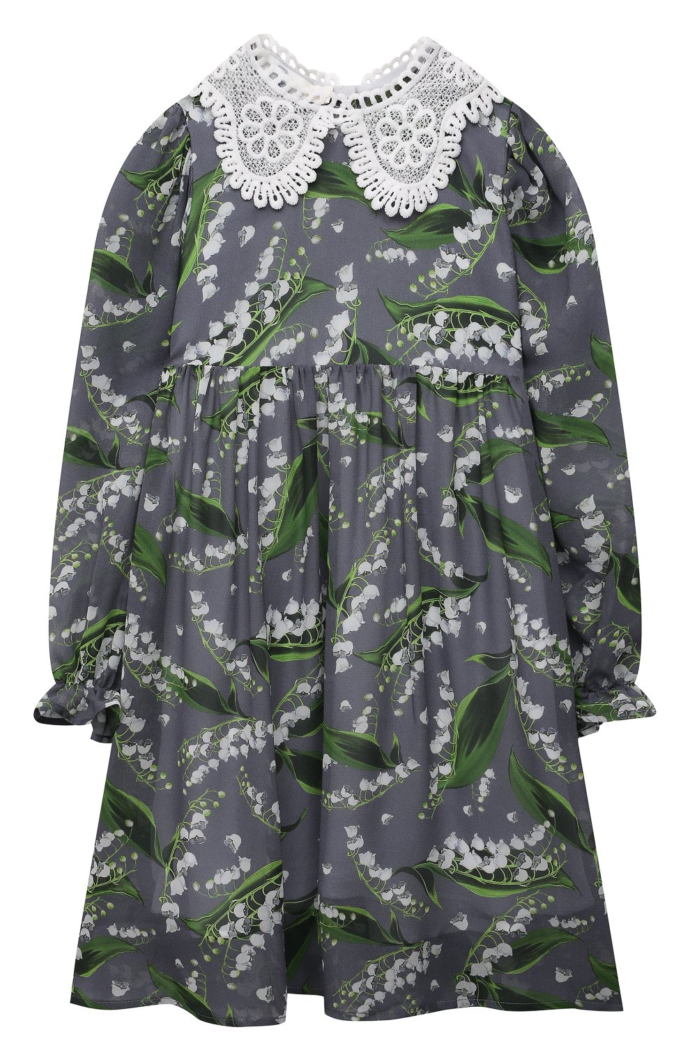 Платье primavera ZHANNA & ANNA серого цвета по цене 10000 руб., арт. ZAR01032021, фото 1 Платье primavera ZHANNA & ANNA, арт. ZAR01032021, фото 1