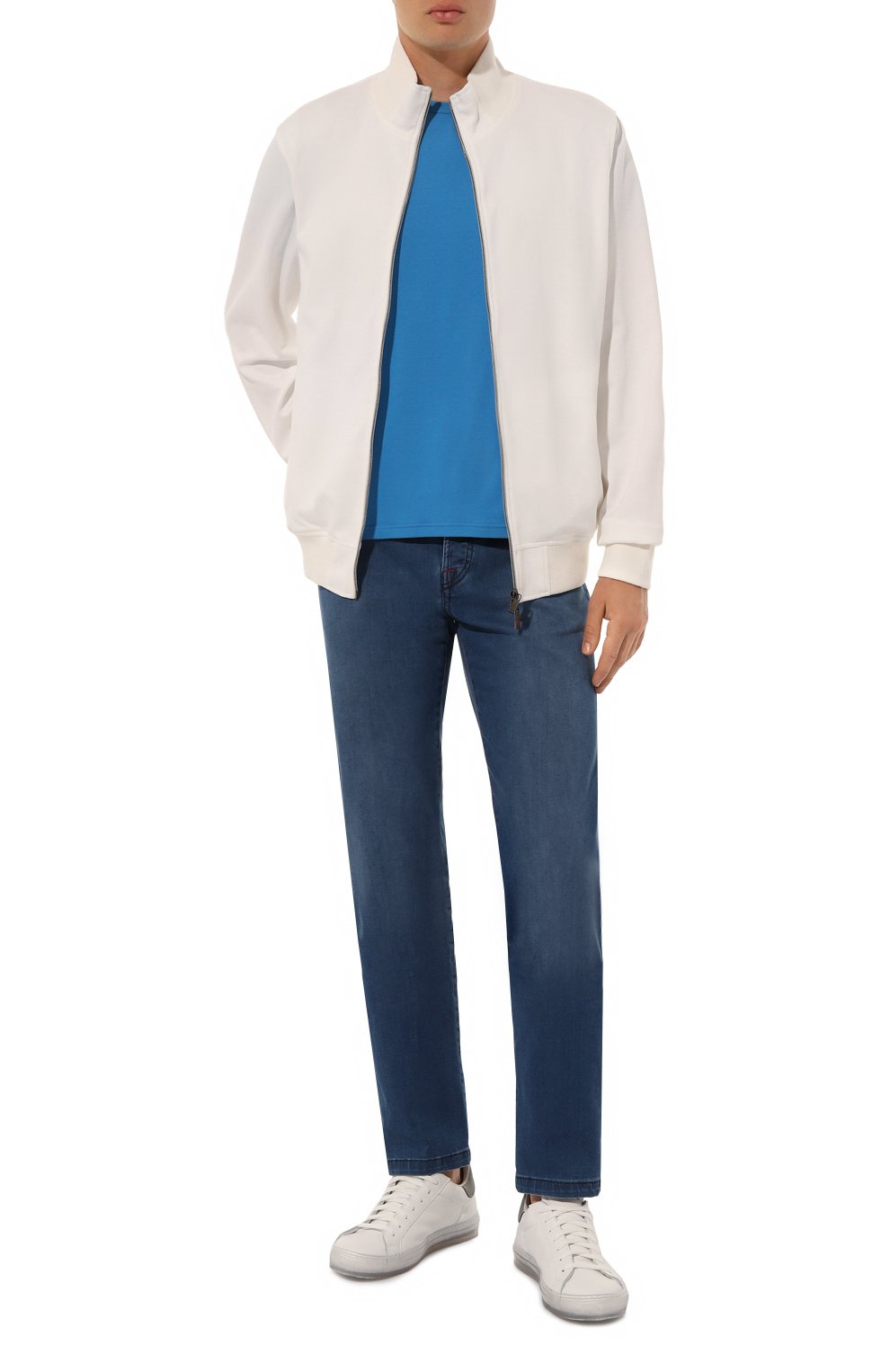 Хлопковая футболка KITON, арт. UNWM008K0228F03, фото 2