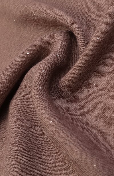 Шарф из кашемира и шелка MVST светло-коричневого цвета по цене 79100 руб., арт. 7731M, фото 3 Шарф из кашемира и шелка MVST, арт. 7731M, фото 3