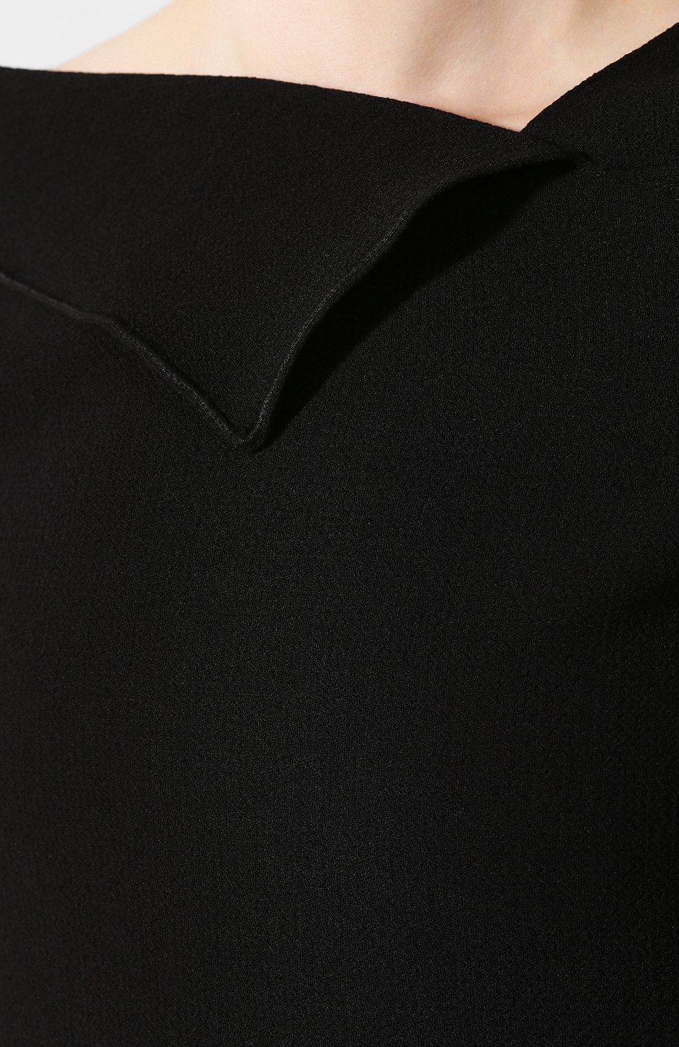 Шерстяной топ ROLAND MOURET черного цвета по цене 59500 руб., арт. PW19/S0223/F4044, фото 5 Шерстяной топ ROLAND MOURET, арт. PW19/S0223/F4044, фото 5