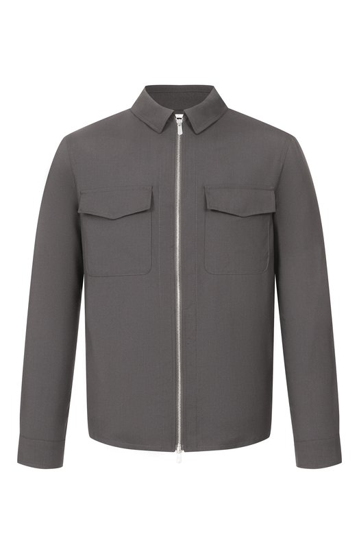 Куртка-рубашка из шерсти и шелка Marco Pescarolo URUS/5314 Серый URUS/5314