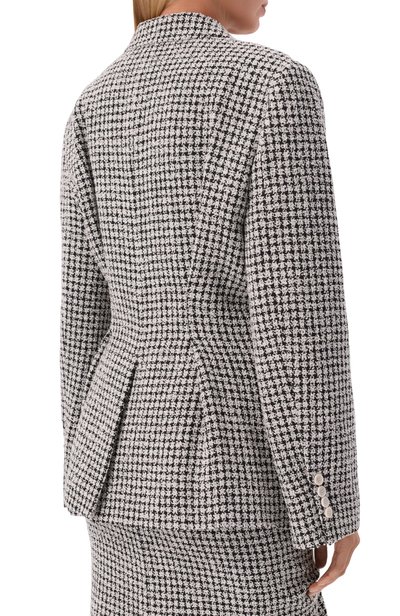 Твидовый жакет LANVIN серого цвета по цене 344000 руб., арт. RW-JA0117-6386-A26, фото 4 Твидовый жакет LANVIN, арт. RW-JA0117-6386-A26, фото 4