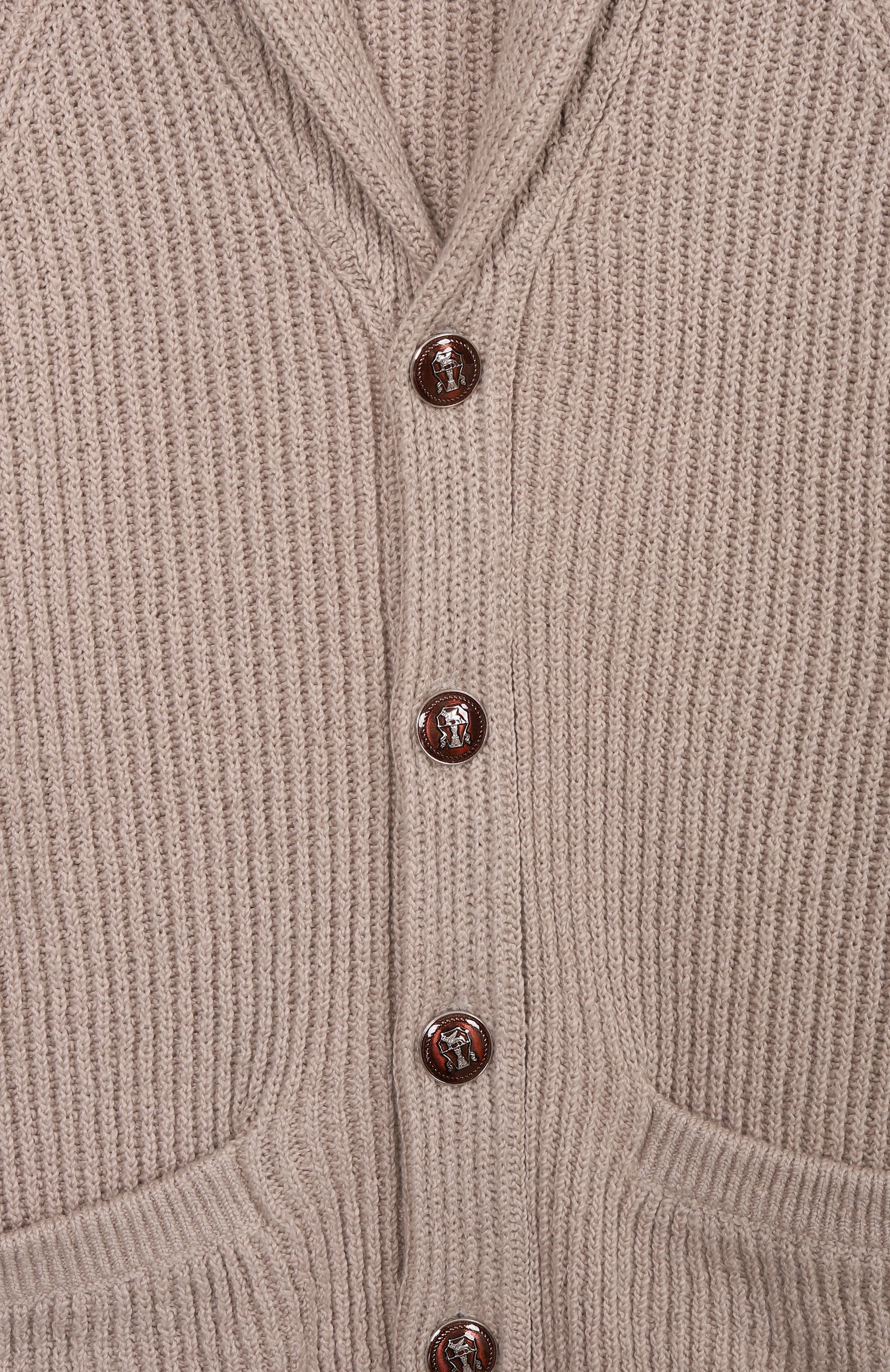 Хлопковый кардиган BRUNELLO CUCINELLI бежевого цвета по цене 96700 руб., арт. BNIM74906C, фото 3 Хлопковый кардиган BRUNELLO CUCINELLI, арт. BNIM74906C, фото 3