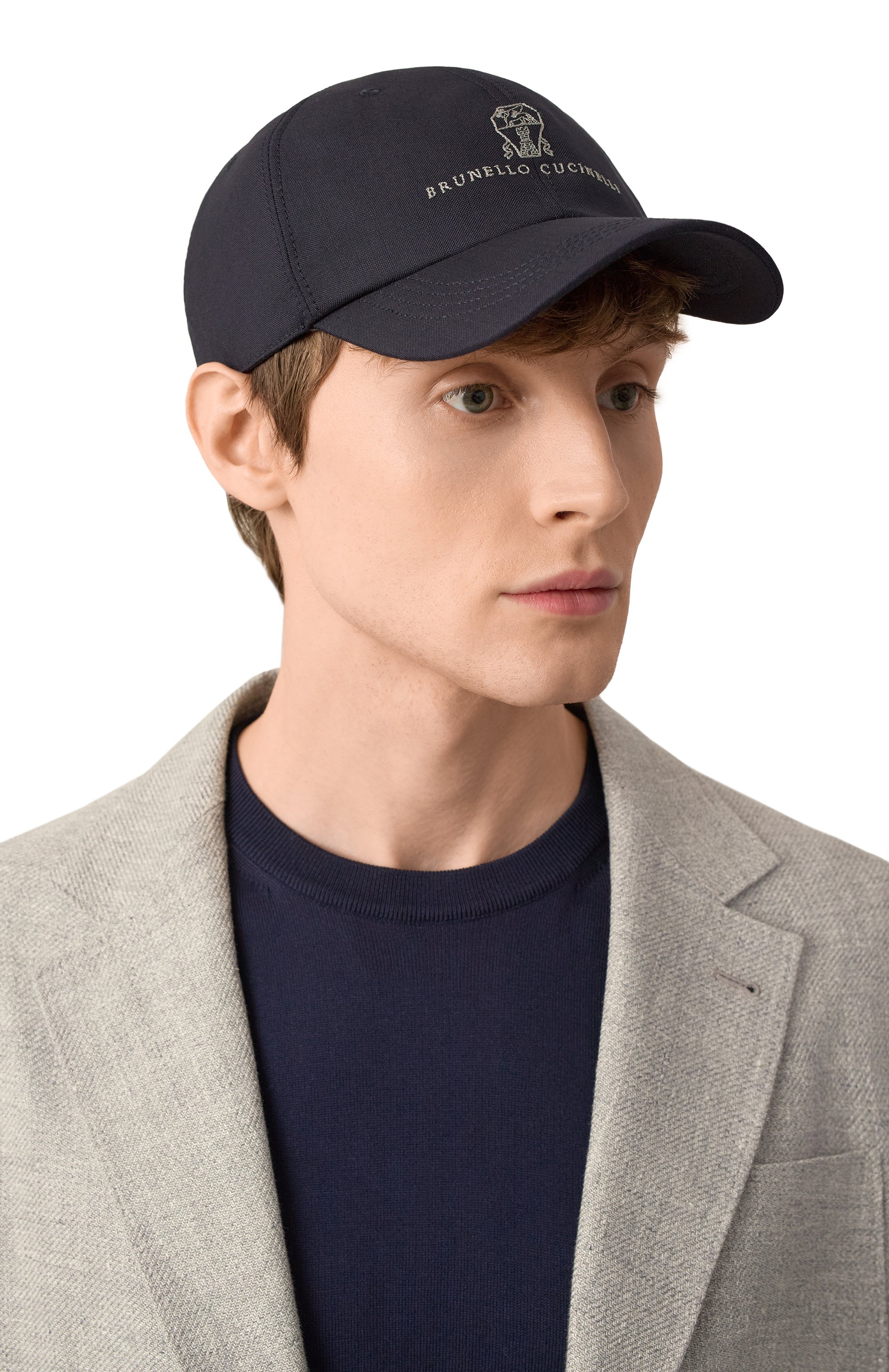 Шерстяная бейсболка BRUNELLO CUCINELLI, арт. MB4079850, фото 2
