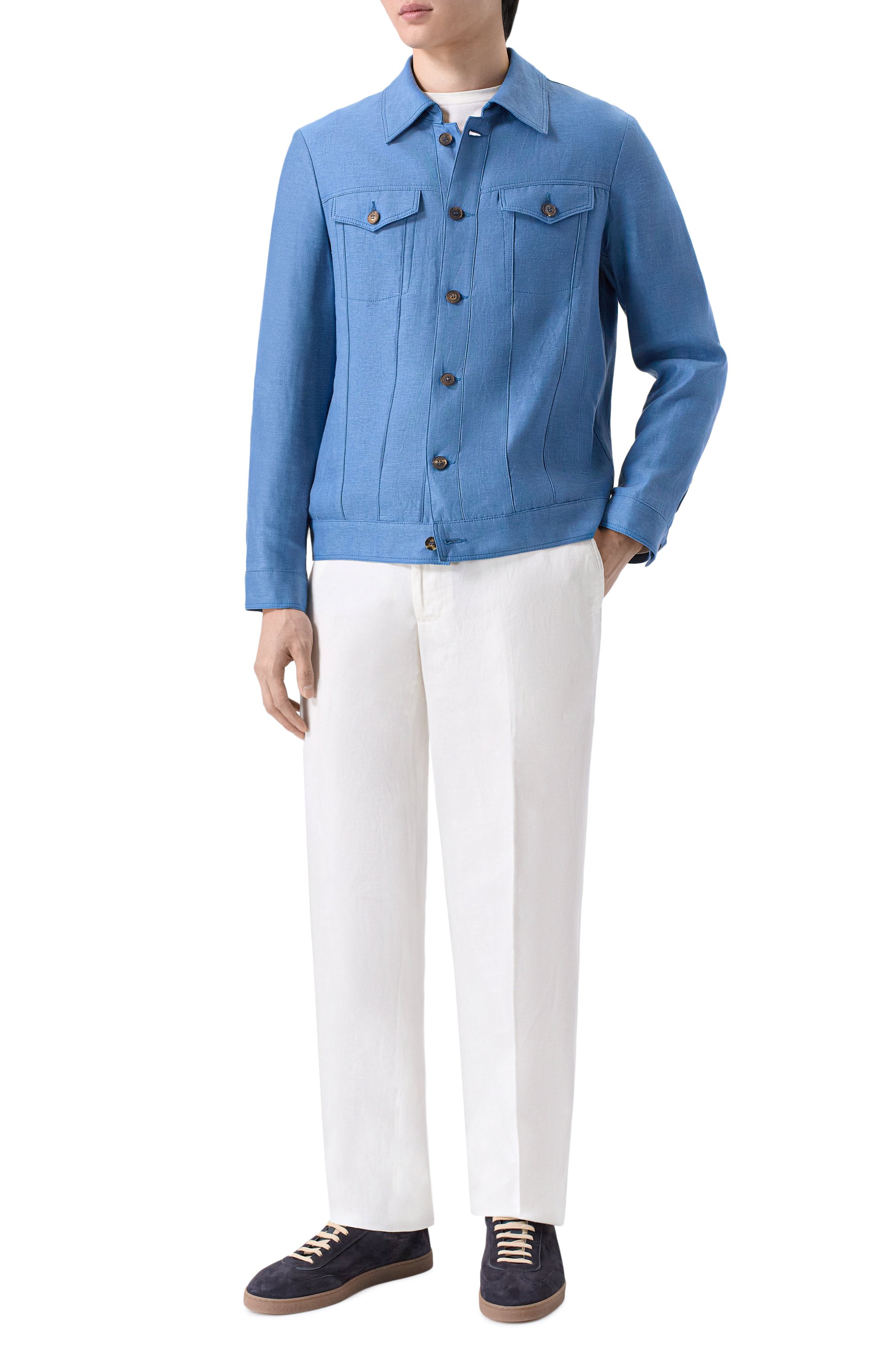 Брюки из хлопка и льна MVST, арт. MKATTY22/802, фото 2