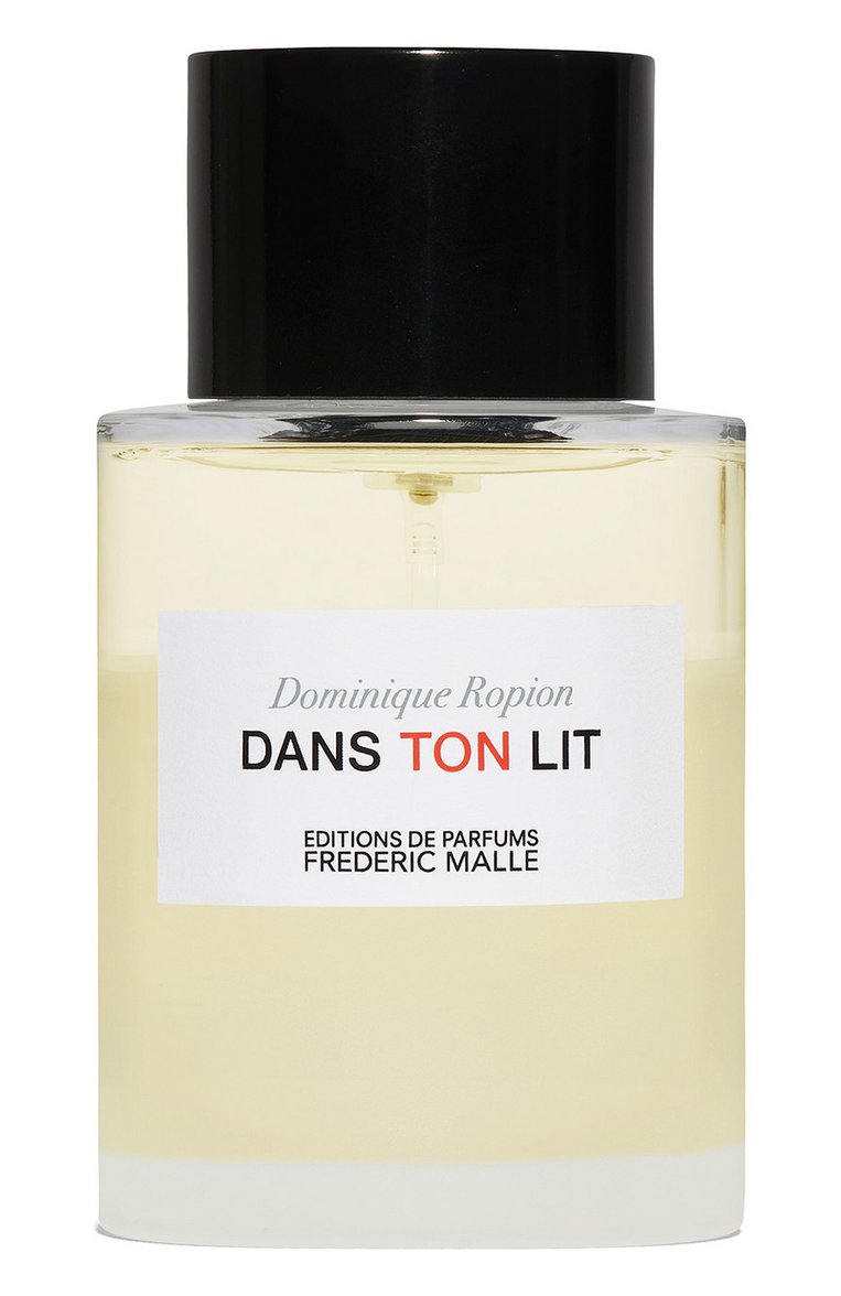 Спрей для ароматизации постельного белья dans ton lit (100ml) FREDERIC MALLE бесцветного цвета, арт. 3700135017030 | Фото 1 (Тип продукта: Мисты / Спреи; Региональные ограничения белый список (Axapta Mercury): Не проставлено; Нос: Не проставлено; Ограничения доставки: flammable)