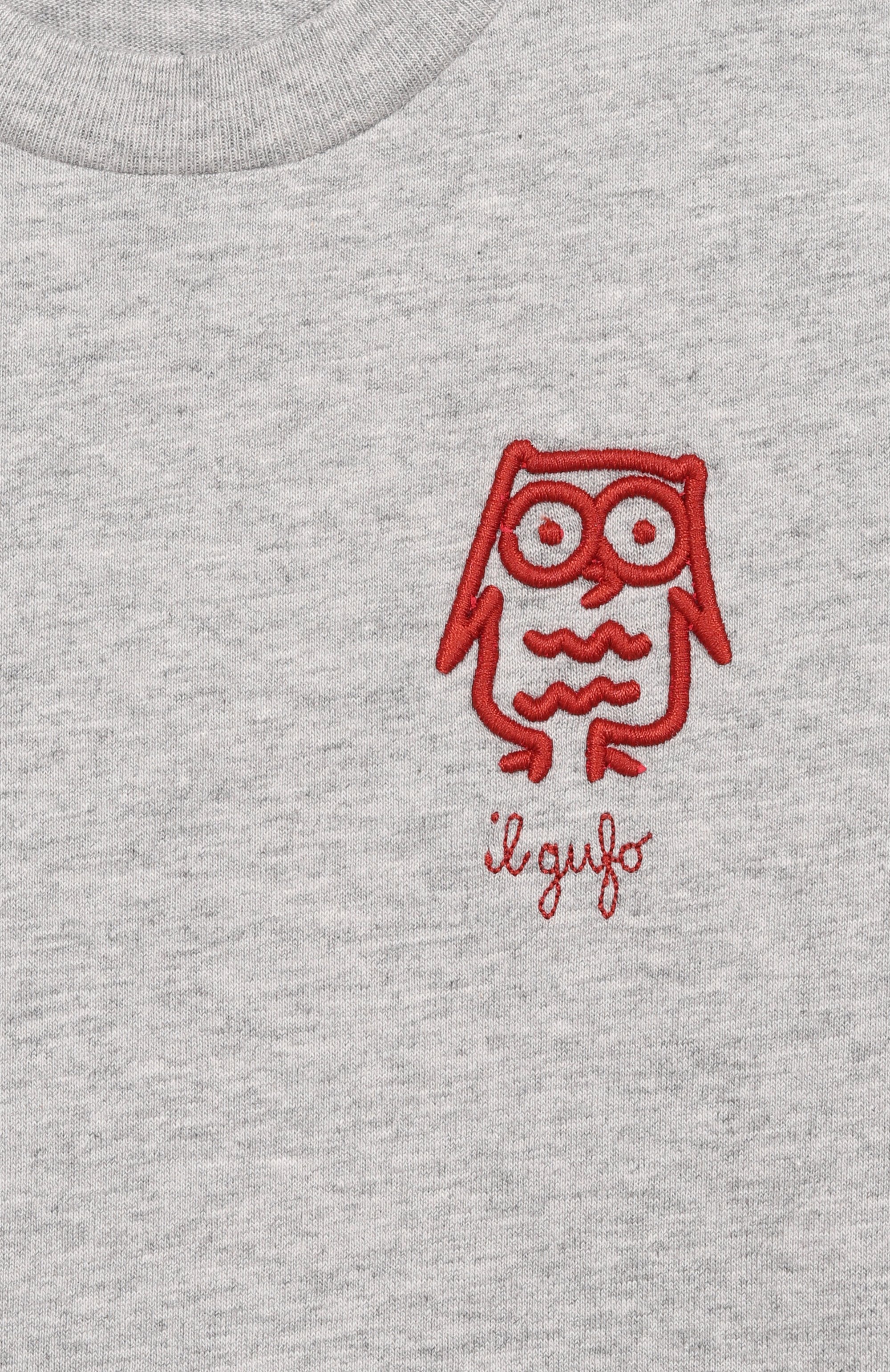 Хлопковый лонгслив IL GUFO, арт. A25GTA0005MF002_001, фото 3