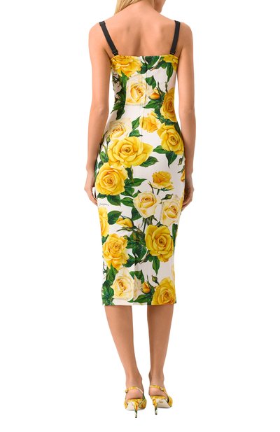 Шелковое платье DOLCE & GABBANA, арт. F6AWJT/FSA4Q, фото 4